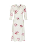 V Neck Nightdress - Off White