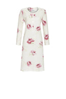 Button Planket Nightdress - Off White