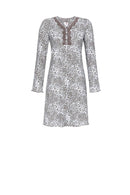 Button Planket Nightdress - Opal