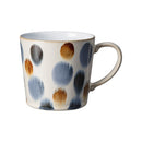 Brown Spot Painted Large Handcrafted Mug