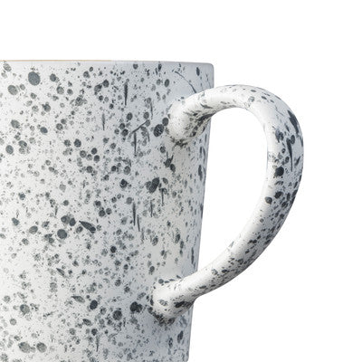 White Speckled Large Handcrafted Mug