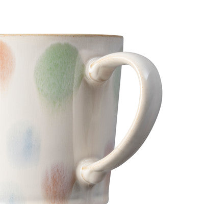 Multi Spot Painted Large Handcrafted Mug