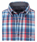 Short Sleeve Check Shirt - Red