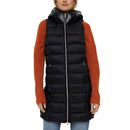Long Quilted Gilet - Black
