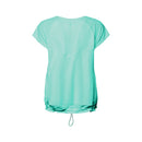 Drawstring Hem Sleeveless T - Green