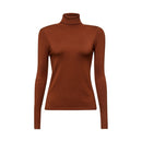Polo Neck Jumper - Toffee
