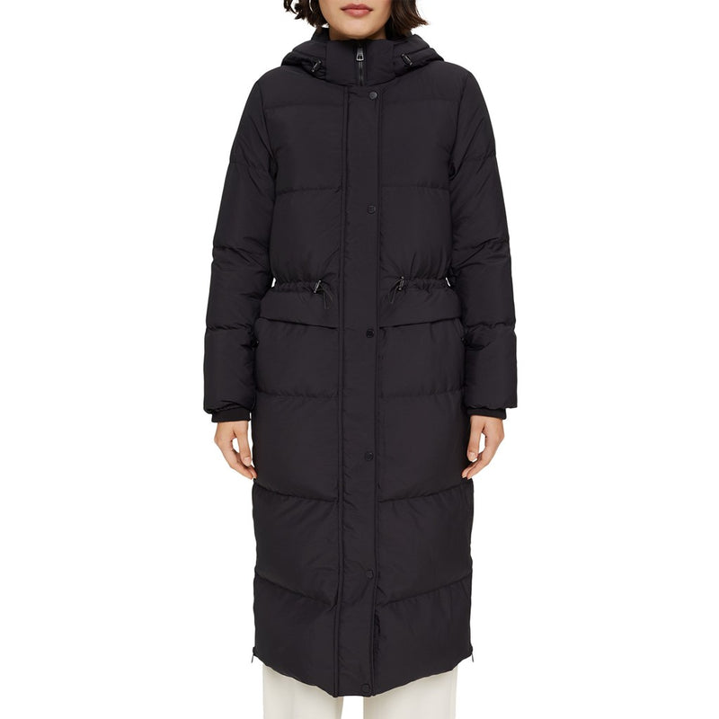 Down Quilted Coat - Black