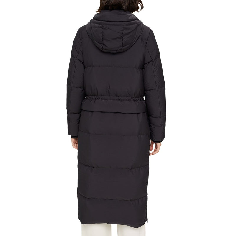 Down Quilted Coat - Black