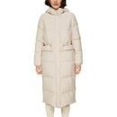 Down Quilted Coat - Cream Beige