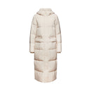 Down Quilted Coat - Cream Beige