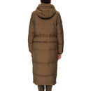 Down Quilted Coat - Khaki