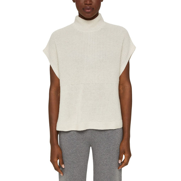 Stand Up Collar Knit - Ice