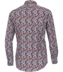 Long Sleeve Print Shirt - Light Blue