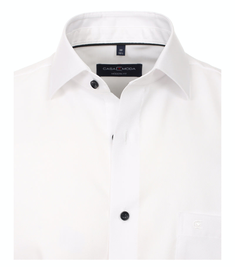 City Plain Long Sleeve Shirt - White