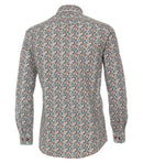 Print Leisure Long Sleeve Shirt - Turquoise