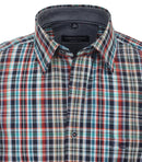 Long Sleeve Check Shirt - Light Blue