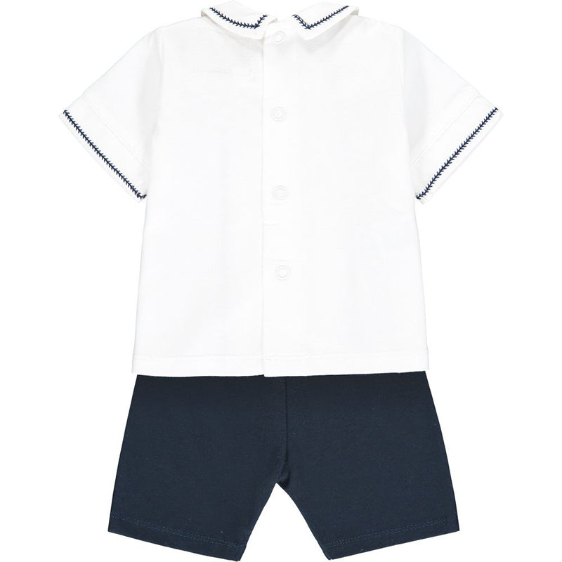 Top And Shorts - Navy