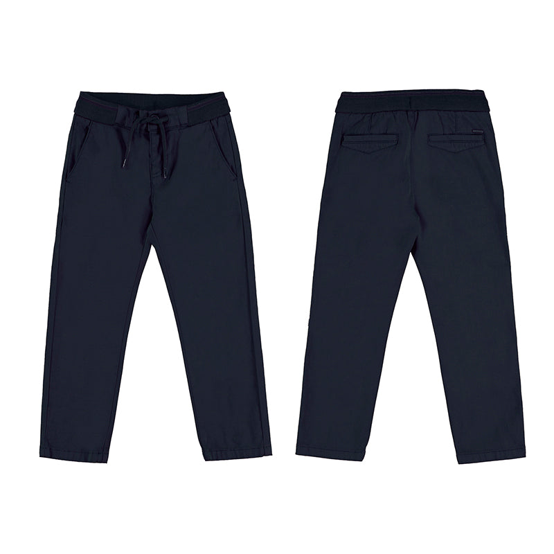Chino Style Joggers - Deep Blue