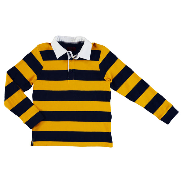 Stripe Rugby Polo - Wheat