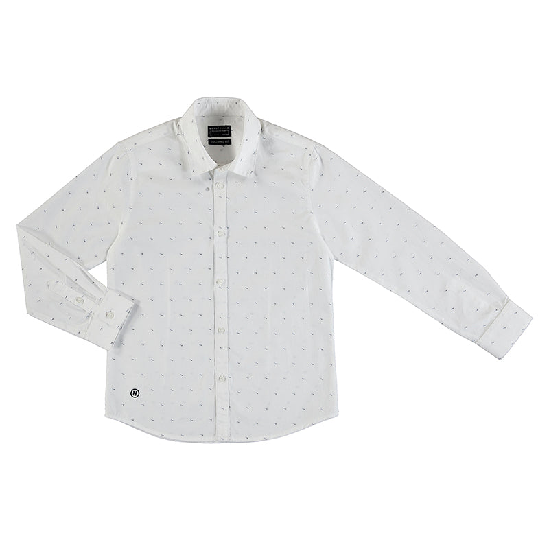 Jacquard Shirt - White