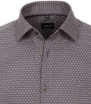 Long Sleeve Print Shirt - Blue