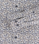 Long Sleeve Print Shirt - Light Blue