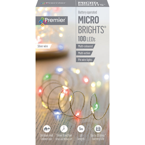100 LED Microbrights Multicoloured
