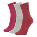3 Pack Crew Socks - Red Combo