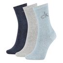 3 Pack Crew Socks - Dark Blue Combo