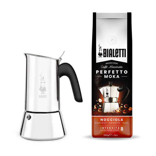 Bialetti Venus 4 Cup Gift Set With Coffee