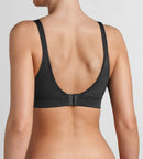 Non Wired Workout Sports Bra - Black