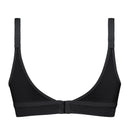 Non Wired Workout Sports Bra - Black