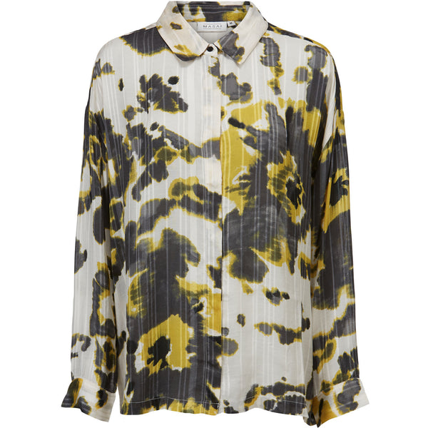 Ibily Print Blouse - Oil Yellow