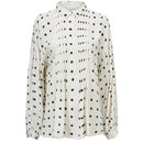 Badisso Print Blouse - Whitecap