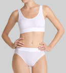 Double Comfort Sports Top - White