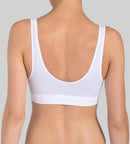 Double Comfort Sports Top - White