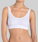 Double Comfort Sports Top - White