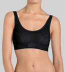 Double Comfort Sports Top - Black