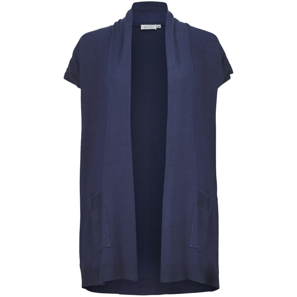 Leena Sleeveless Cardigan - Crown Blue