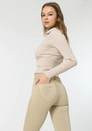 One Size Double Up Skinny - Croissant