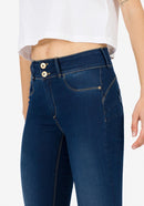 One Size Double Up Jean - Dark Blue