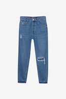 MOM Fit Jean - Blue