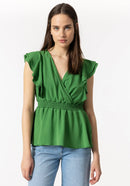 Finesse Short Sleeve Blouse - Mint