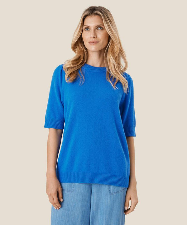 Flora Short Sleeve T-Shirt - Nebulas Blue