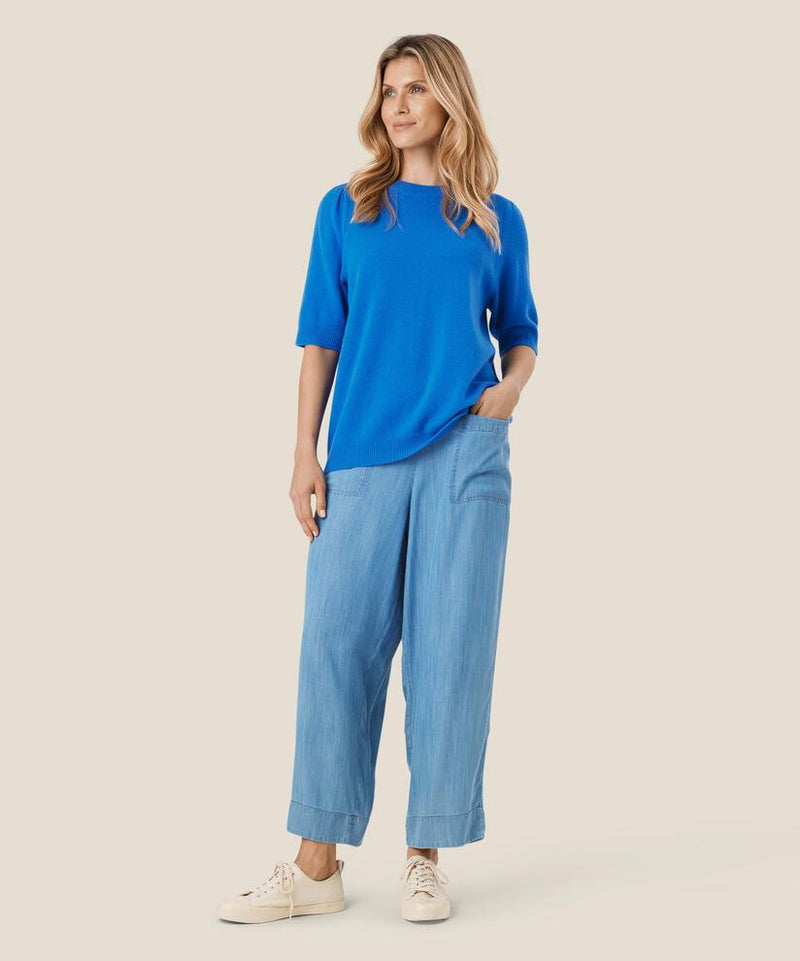 Flora Short Sleeve T-Shirt - Nebulas Blue