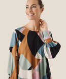 Drisa Long Sleeve Blouse - Goblin Blue