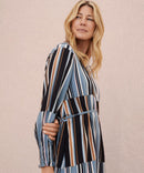 Neve Long Sleeve Dress - Goblin Blue