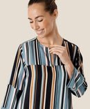 Gybit 3/4 Sleeve Tunic - Goblin Blue