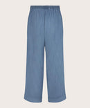 Priscala Wide Leg Trouser - Light Denim