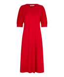 Nalan 3/4 Sleeve Dress - Goji Berry